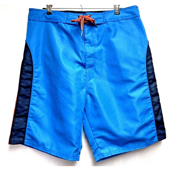 Gear for Sports mens shorts/Swim trunks‎ suit Sz M Blue & Orange Swimming Pool - Picture 1 of 7